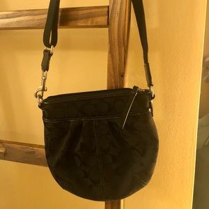 Black coach purse
